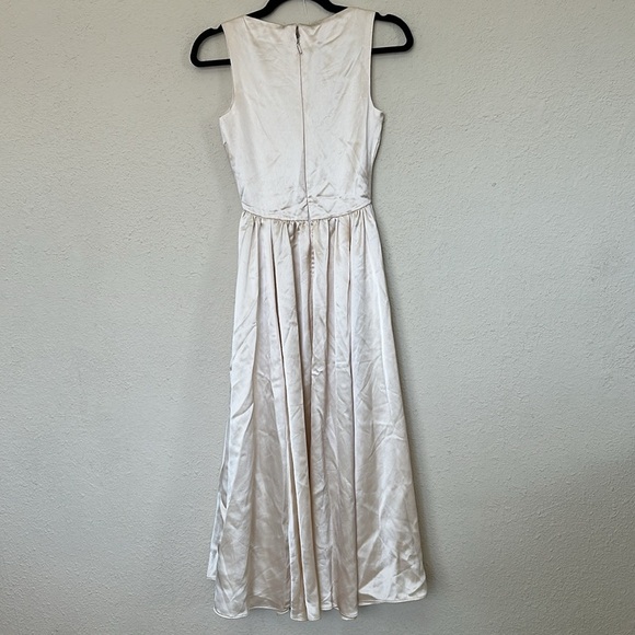 HOUSE OF CB‎ 'Shayla' Vintage Cream Midi Dress NWOT size XS - Picture 7 of 7